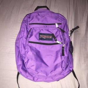Purple Jansport backpack